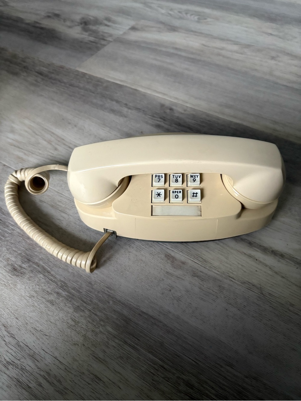 Vintage Cream Western Electric Princess Push Button Telephone